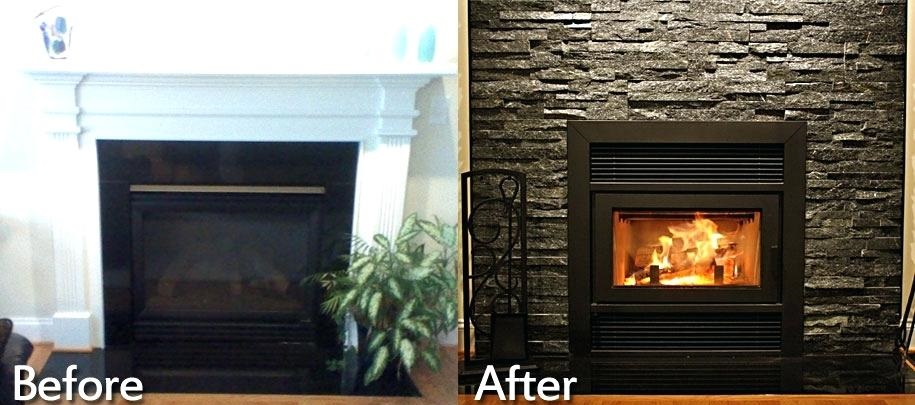 FIREPLACE REPLACEMENT OR FACELIFT